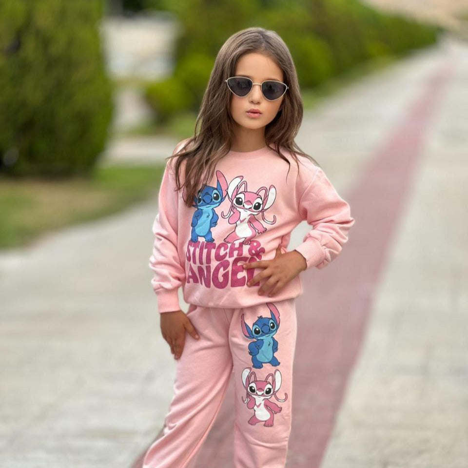 Angel Couple Girls Casual Set